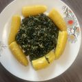 Joseph Iwebi's cooksnap of when they made Boiled Plantain with vegetable eggs sauce 😋.