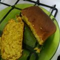 El cooksnap de Luciana Henriquez cuando hizo Budín de mandarinas.