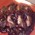 Melissa Cumine's cooksnap of when they made Blueberry Rib-eye.