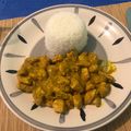 El cooksnap de Priscy cuando hizo Pollo al curry y crema de coco.