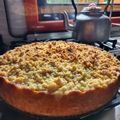El cooksnap de Marisol Melgarejo cuando hizo Queque con fresas y migas.
