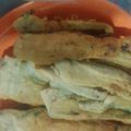 El cooksnap de Mari Ra cuando hizo Pencas de acelga en escalope.