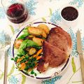 Cooksnap của Bò khi họ làm theo món Beefsteak sốt rượu vang (hoặc sốt Teriyaki)