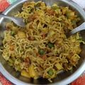 Sarita Srivastava's cooksnap of when they made Veg Schezwan Noodles.
