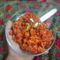 Debanjana Ghosh's cooksnap of when they made গাজরের হালুয়া (Gajorer halwa recipe in bengali).