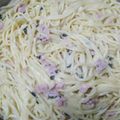 Cooksnap από Olina Màma στη συνταγή Καρμπονάρα λάιτ με σπαγγέτι ολικής και φυτική κρέμα
