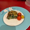 El cooksnap de Ana Muñoz cuando hizo Pastel de espinacas.