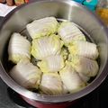 Cooksnap dari aghnia yazida untuk resep Sawi gulung isi ayam cincang kukus