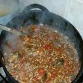 Shane Walker's cooksnap of when they made Bolognese Ragu with Spaghetti.