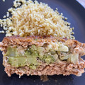 cukorborsó Cooksnap-ja, amikor elkészítette a(z) Brokkolis sajtos fasírt egybe sütve receptet.
