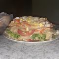 El cooksnap de Andrea Barrios cuando hizo Torre de panqueques.