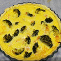 El cooksnap de Manuel Rueda cuando hizo Quiche de brócoli y salmón.