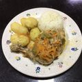 El cooksnap de Ricardo Martínez Serres cuando hizo Pollo al horno con verduras.