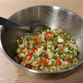 El cooksnap de Jesús Ruiz cuando hizo Ensalada Tabbouleh.