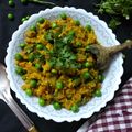 Geeta Panchbhai का कुकस्नैप जब उन्होंने मटर वाला बैंगन का भरता (matar wala baingan ka bharta recipe in Hindi) बनाया था।