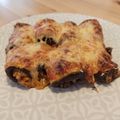 El cooksnap de Juliana cuando hizo Canelones de berenjena.