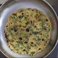 Bhavana Shah's cooksnap of when they made પાલક પરાઠા (Palak Paratha Recipe In Gujarati).