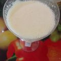 El cooksnap de Laura Albornoz cuando hizo Licuado de durazno y leche!!.