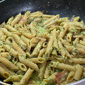 El cooksnap de Melissa D. cuando hizo Pasta en salsa pesto.