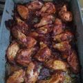 El cooksnap de Mario Cuya cuando hizo Alitas de pollo con salsa BBQ. ॐ.