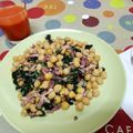 El cooksnap de josepquero cuando hizo Salteado de garbanzos y espinacas con jamón y bacon.