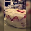 صورة من GaGaFalory، شاركها بعد تجربة وصفة كيكة باردة مع فواكه وكاسترد