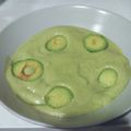 El cooksnap de Maria Millan cuando hizo Crema fria de calabacín y aguacate (Carme).