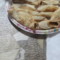 El cooksnap de Karen Heredia cuando hizo Panqueques con dulce de leche.