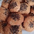 El cooksnap de Loli Rey cuando hizo Cookies de chocolate en freidora de aire (sin huevo).