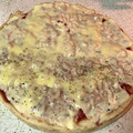 El cooksnap de Vero Aguiar cuando hizo Pizza con muzzarela y aceitunas 🍕😋.