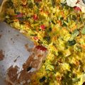 El cooksnap de Ana Laura Gomez Minoli cuando hizo Tarta con masa integral de puerro y zapallitos!!.