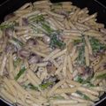 Mrs. Giebeck's cooksnap of when they made One pot asparagus mushroom pasta.