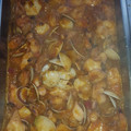 El cooksnap de Paqui Márquez Santisteban cuando hizo Pulpo con salsa de tomate y almejas.