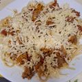 El cooksnap de Jorge Santa Clara cuando hizo Fideos con salsa de carne picada (bolognesa) 🍝.