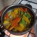 El cooksnap de Evelyn Sanchez cuando hizo MORRONES AGRIDULCES.