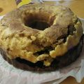 El cooksnap de Alejandra cuando hizo Pastel Imposible o Choco flan.