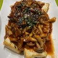 christine kwong's cooksnap of when they made Tofu Grill with Red Wine & Mushroom Sauce.