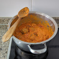 El cooksnap de Pablo Navarro cuando hizo Albóndigas de ternera y cerdo.