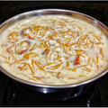 Juhi Prakash Sewani 's cooksnap of when they made Shahi Sheer Khurma.