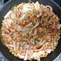 El cooksnap de Gemma Vaya cuando hizo Garbanzos con pulpo.