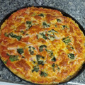 El cooksnap de Emar cuando hizo Pan de coliflor/ masa de pizza BLW o BLISS.