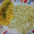 El cooksnap de Karina Chavez cuando hizo Spaghetti al cilantro.