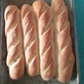 El cooksnap de Verónica cuando hizo Baguette casero.