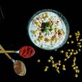 Sneha Patel's cooksnap of when they made બુંદી રાઈતા (Boondi Raita recipe in Gujarati).