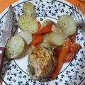 El cooksnap de Favio Ezequiel cuando hizo Pollo al horno con pimentón rojo.