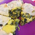 El cooksnap de Valen cuando hizo Tarta de puerro y cebolla de verdeo .