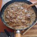 El cooksnap de Jorge Escobar Godoy cuando hizo Strogonoff de vacuno con champiñones.