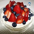 謝小花 的 草莓奶油裸戚風蛋糕 cooksnap
