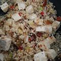 El cooksnap de Rocío. Romero cuando hizo Tofu con quinoa y verduras.