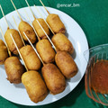 El cooksnap de Encar cuando hizo Corn dogs al estilo americano.